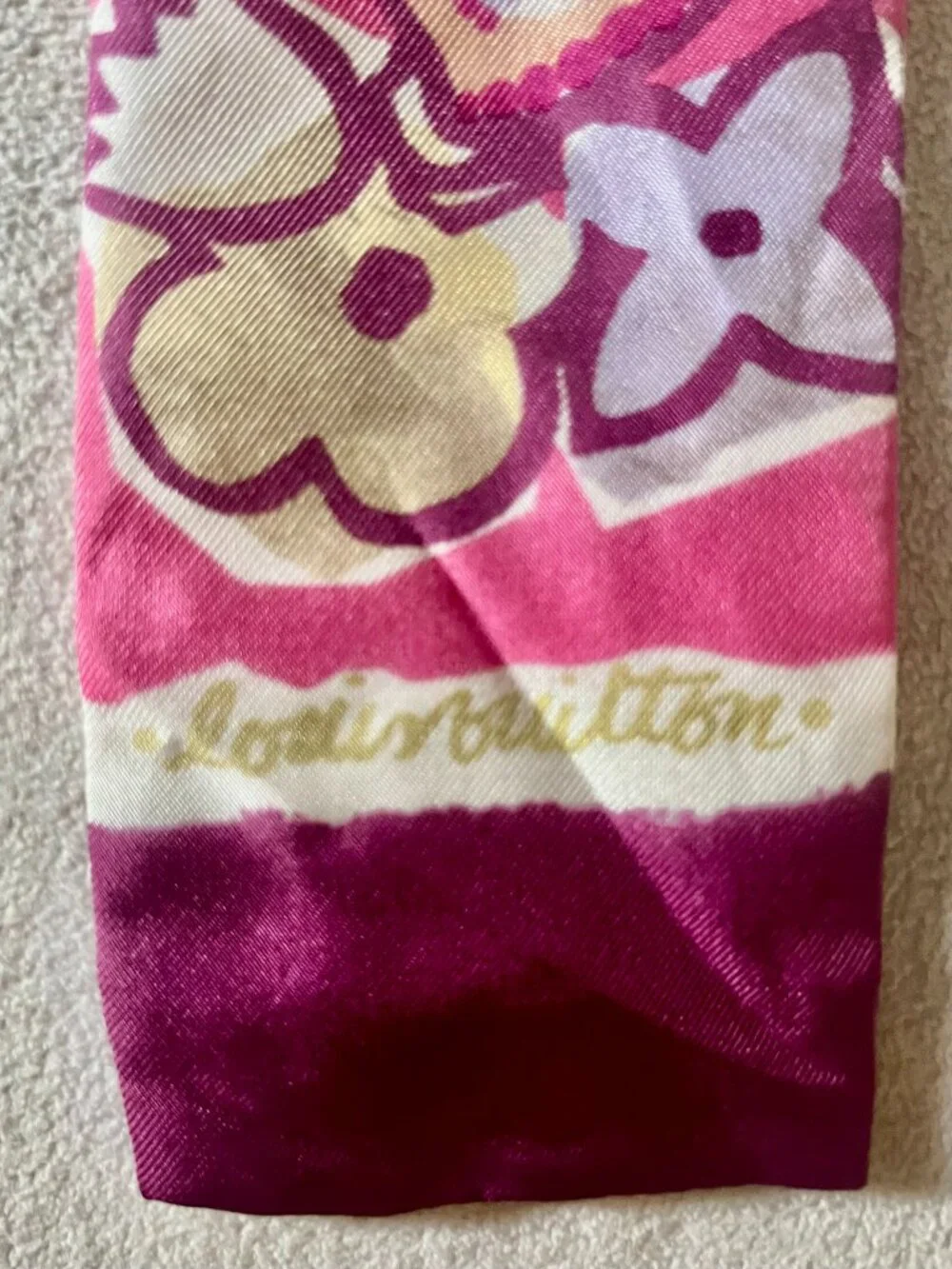 Louis Vuitton Silk Bandeau Scarf